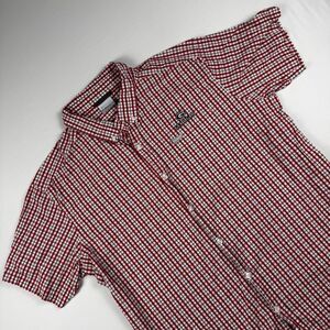 Columbia University of Georgia Bulldogs Short Sleeve Button Down Shirt Mens XL